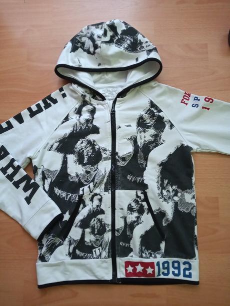 Mikina s potlačou, piazza italia,128