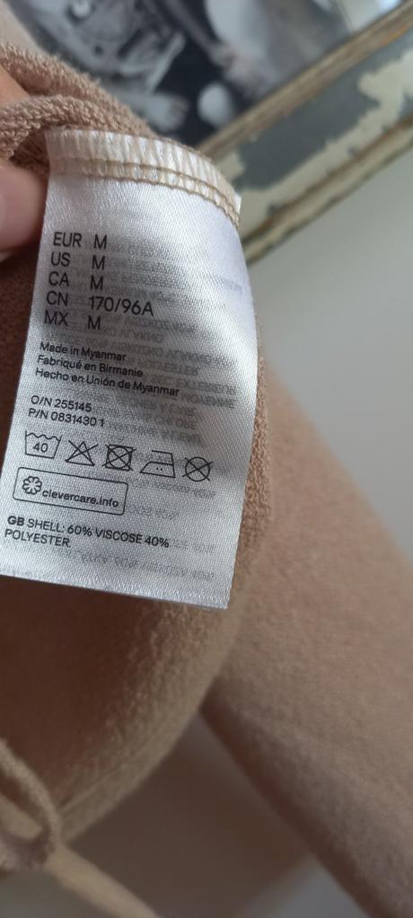 Tričko so sťahovaním kratšie, h&m,m