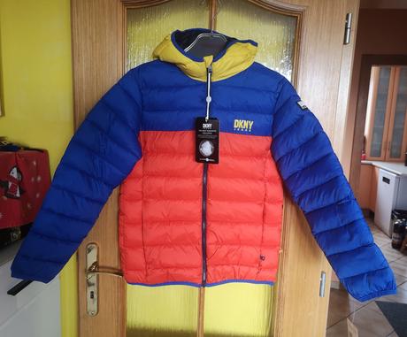 Donna karran new york bunda veľkosť 14-16 rokov, dkny,164 / 170 / 176