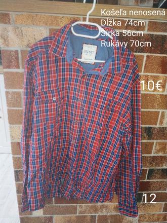 Krásna károvaná košeľa, esprit