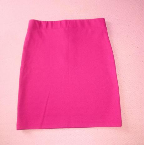 Ružová mini sukňa, xs