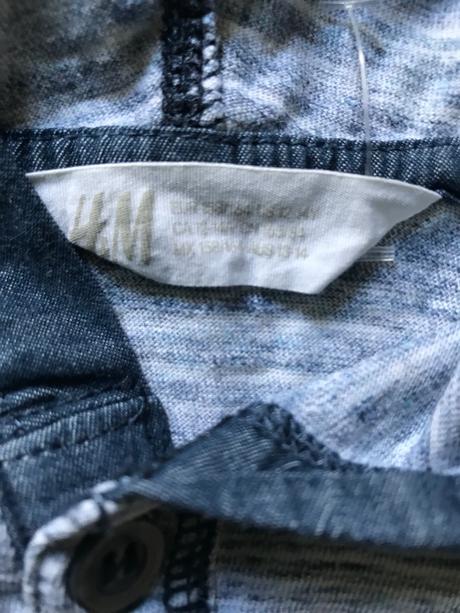 Natelnik s kapucou 12-13 rokov, h&m,158