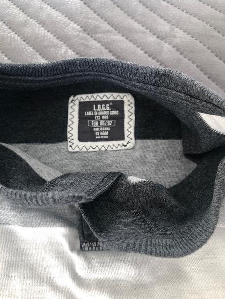 Chlapčenské rifle s tričkom h&m, h&m,86