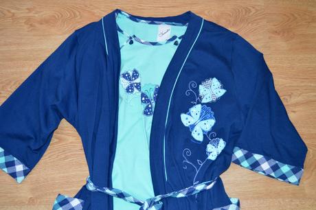 Kojenecká nočná košeľa so županom, vienetta secret,l - xxl