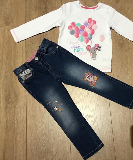 Komplet rifle+ tricko, mothercare,98