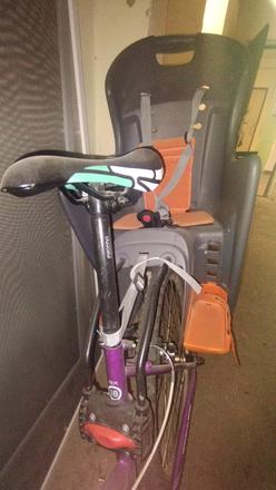 Detská sedačka na bicykel,