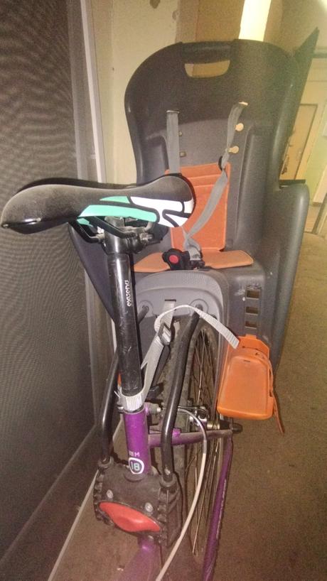 Detská sedačka na bicykel, 