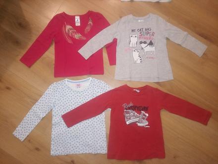 Tričká s dlhým rukávom ( 5 eur / kus ), 110