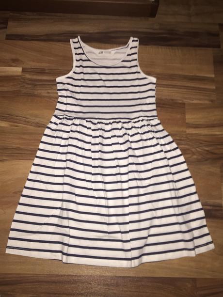 Pásikavé šaty, h&m,110