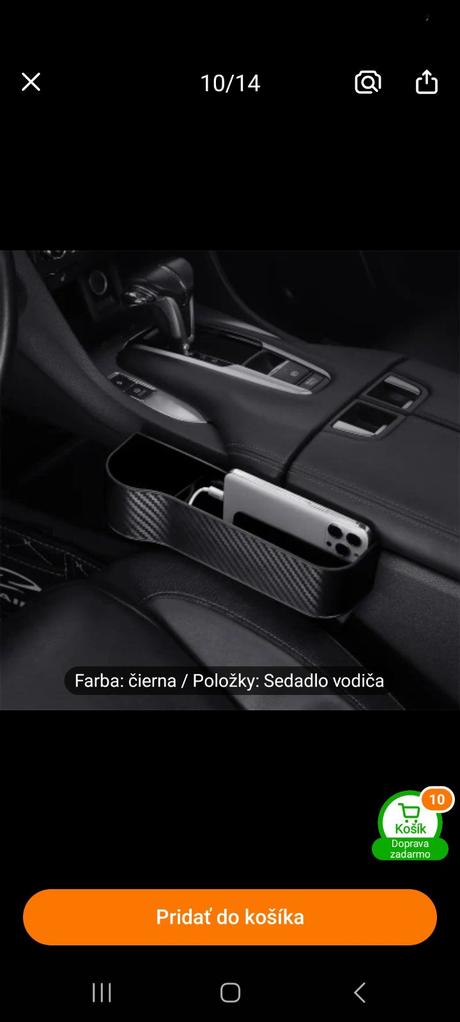 Organizer do auta 2 ks,