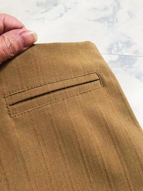 Rozšírené nohavice s vysokým pásom, l