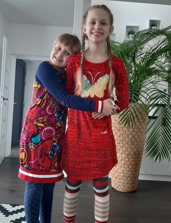 Nadherna tunika desigual flitrovany motyl 158/164, desigual,164