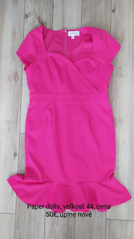 Ružové šaty 44, 44
