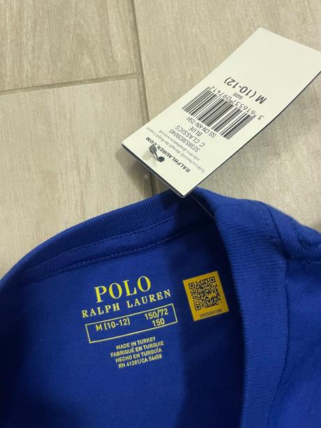 Rl tričko s mackom, ralph lauren,140 / 146 / 152