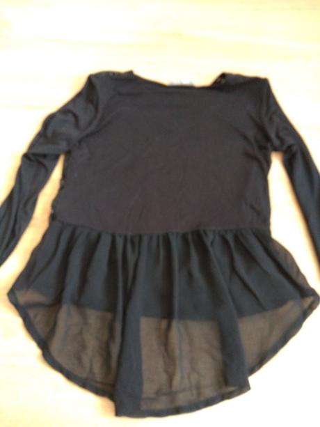 Tričko/tunika lindex 158/164 čierna, lindex,158