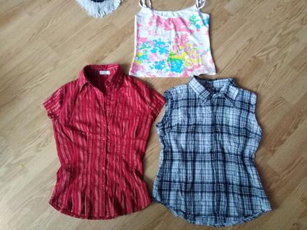 2xpolokošela bez rukavov +tričko veľ.m pre dámu, m