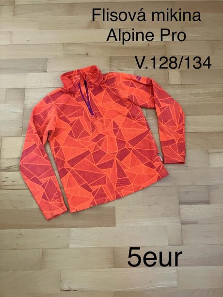 Flisová mikina, alpine pro,128