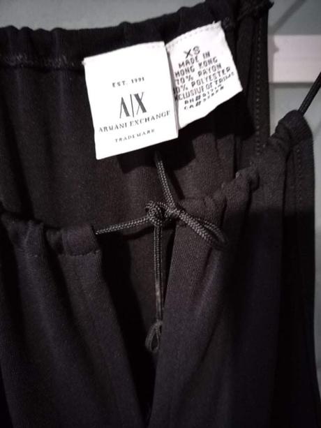 Malé čierne šaty armani exchange, armani,xs