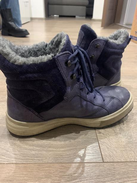 Ecco kožené, zateplené, nepremokavé topánky, čižmi, ecco,36