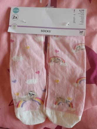 Ponožky pre dievčatá, 27 / 30