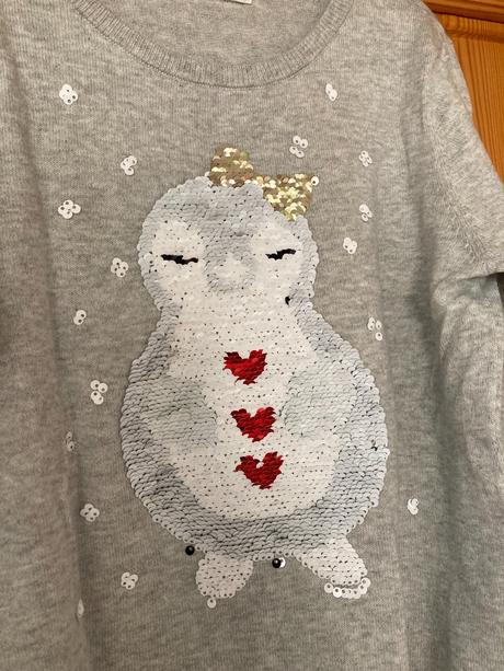 Pulóvrik s tučniakom, h&m,140