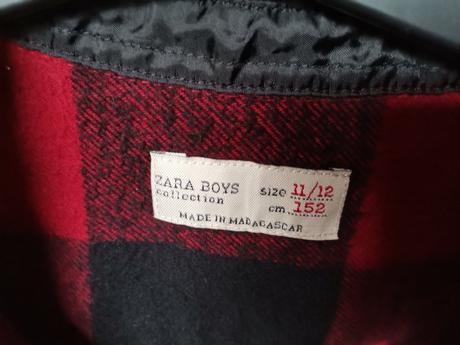 Flanelová košeľa, zara,152