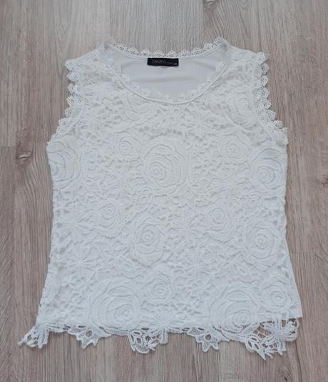 Dámsky top s čipkou, xl