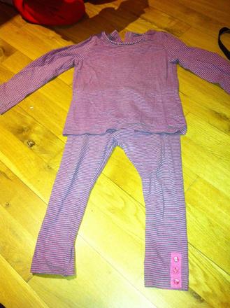 Leginy+tričko, mothercare,98