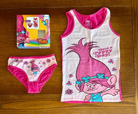 Súpravka tielko a nohavičky poppy trollovia, disney,110