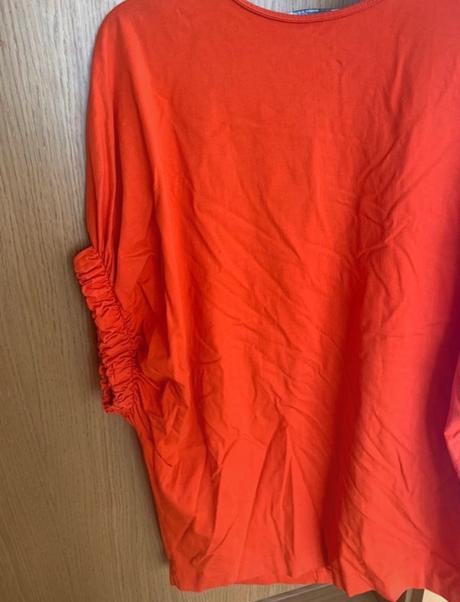 Zara oversize oranžový top s, zara,s