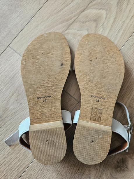 Kožené sandálky mis pepas, 38