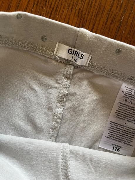 Milé bodkované legínky dvojbalenie, pepco,116