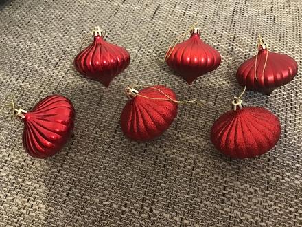 Vianočné ozdoby, 6 ks,