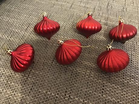 Vianočné ozdoby, 6 ks,