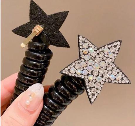 Elastické hviezdičky do vrkočov 2ks,