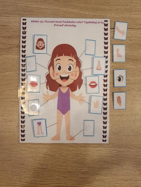 Pracovny zošit na suchy zips pre dievčatko od 1,5, 