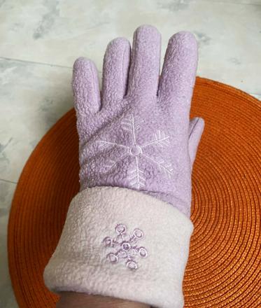 Flisové teplé rukavice, l