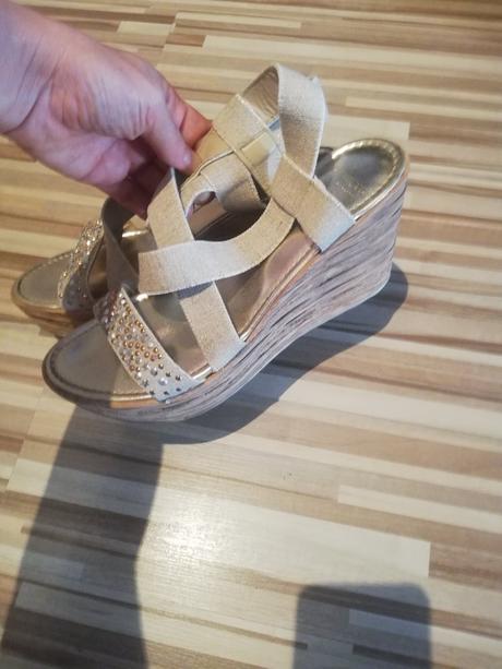 Cerutti sandalky v.40  zlate obute 2x, 40