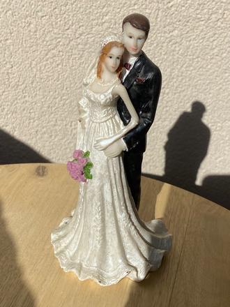 Svadobná figúrka/soška na tortu, 