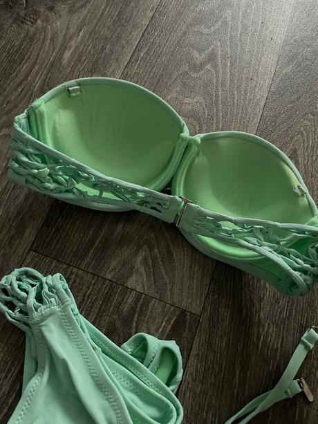 Plavky dvojdielne, zelené, new yorker,s