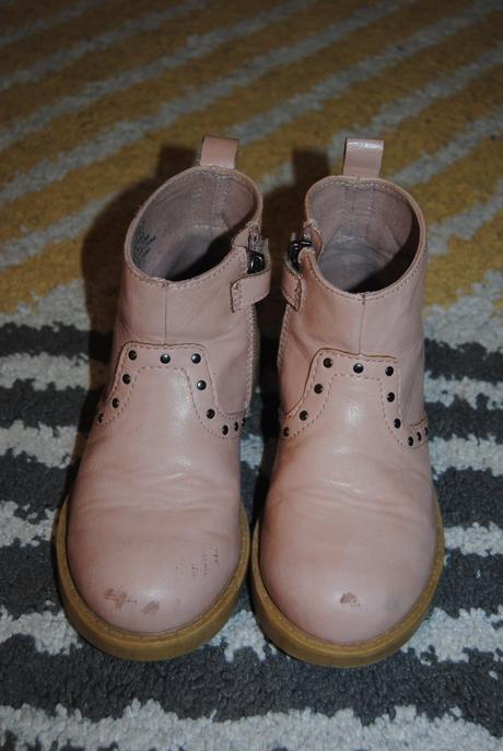 Kotníkové kožené čižmičky, h&m,29