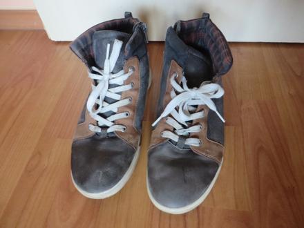 Chlapč. kotníkové kožené topánky - veľ. 40 - ecco, ecco,40