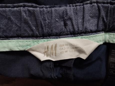 Modré nohavice hm 98, h&m,98