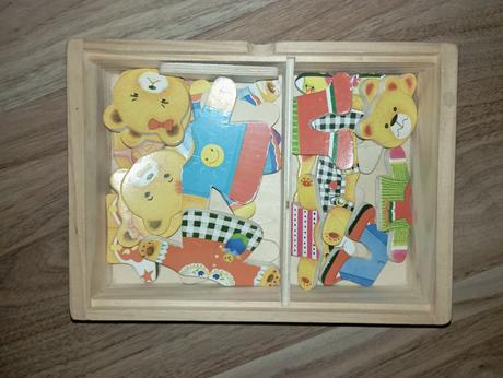 Drevená skladačka - puzzle,