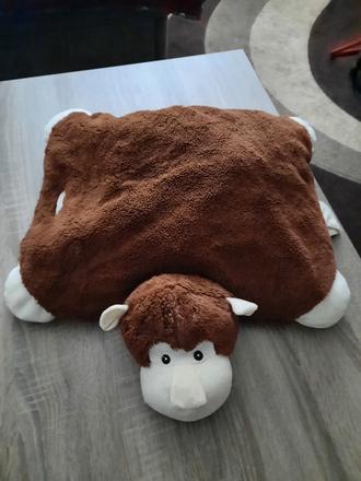 Macko plysovy vankušik,