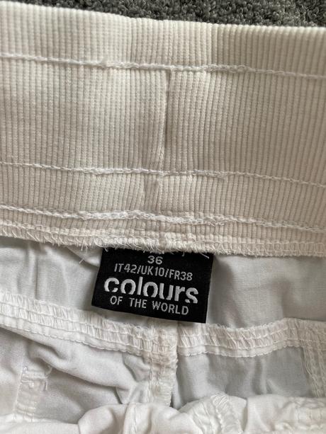 Biele 3/4 nohavice, m