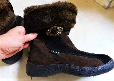 Kožené goretexové čižmy s merinom, baťa,39