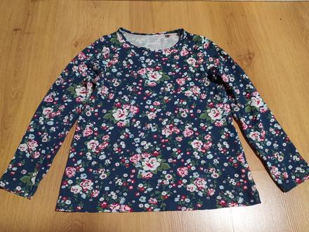 Tričko s kvetinkami, lupilu,110