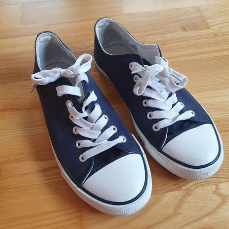 Plátené modré tenisky, victory,39