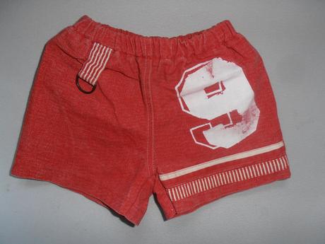 Rifľové kraťase červené, miniclub,92